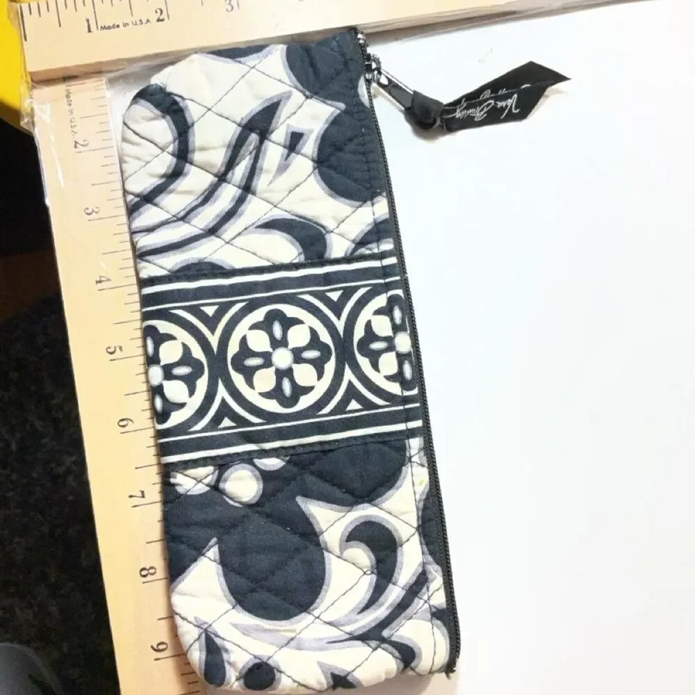 Vera-bradley Women's Black and Grey Wallet-purses